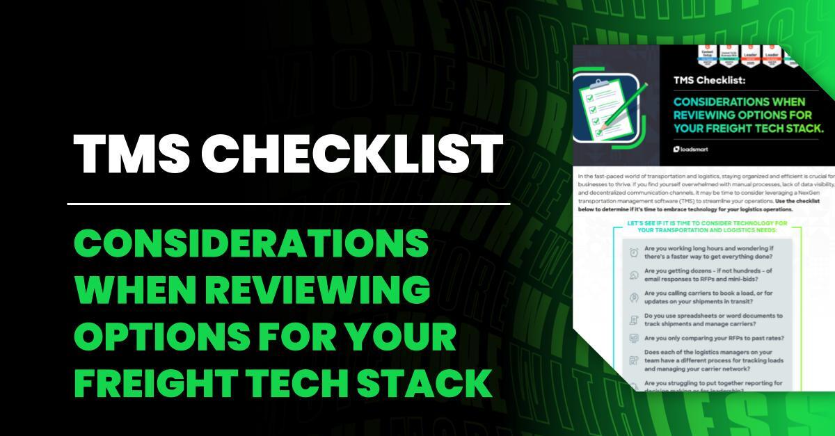 Tms Checklist.pdf Loadsmart Resource Center